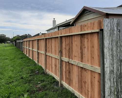 Board-on-board privacy fences